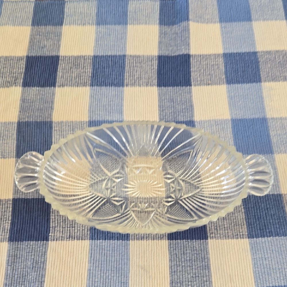 Clear Glass Decorative Bowl
